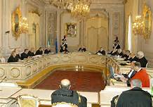Una seduta della Corte Costituzionale