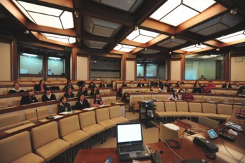 L'aula della Commissione Difesa del Senato, sede dell'audizione